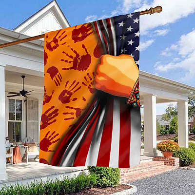 Every Child Matters Outdoor Decorative Garden Flag - House Flag - Native American Flag- Indigenous Child Flag