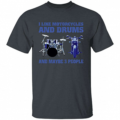 drum, Dark Heather, Unisex T-Shirt