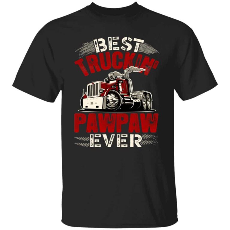 Best Truckin' Pawpaw Tshirt, Black, Unisex T-Shirt