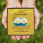 4UT. Rv Granddaughter(4) Infinity Heart Necklace (Gold)
