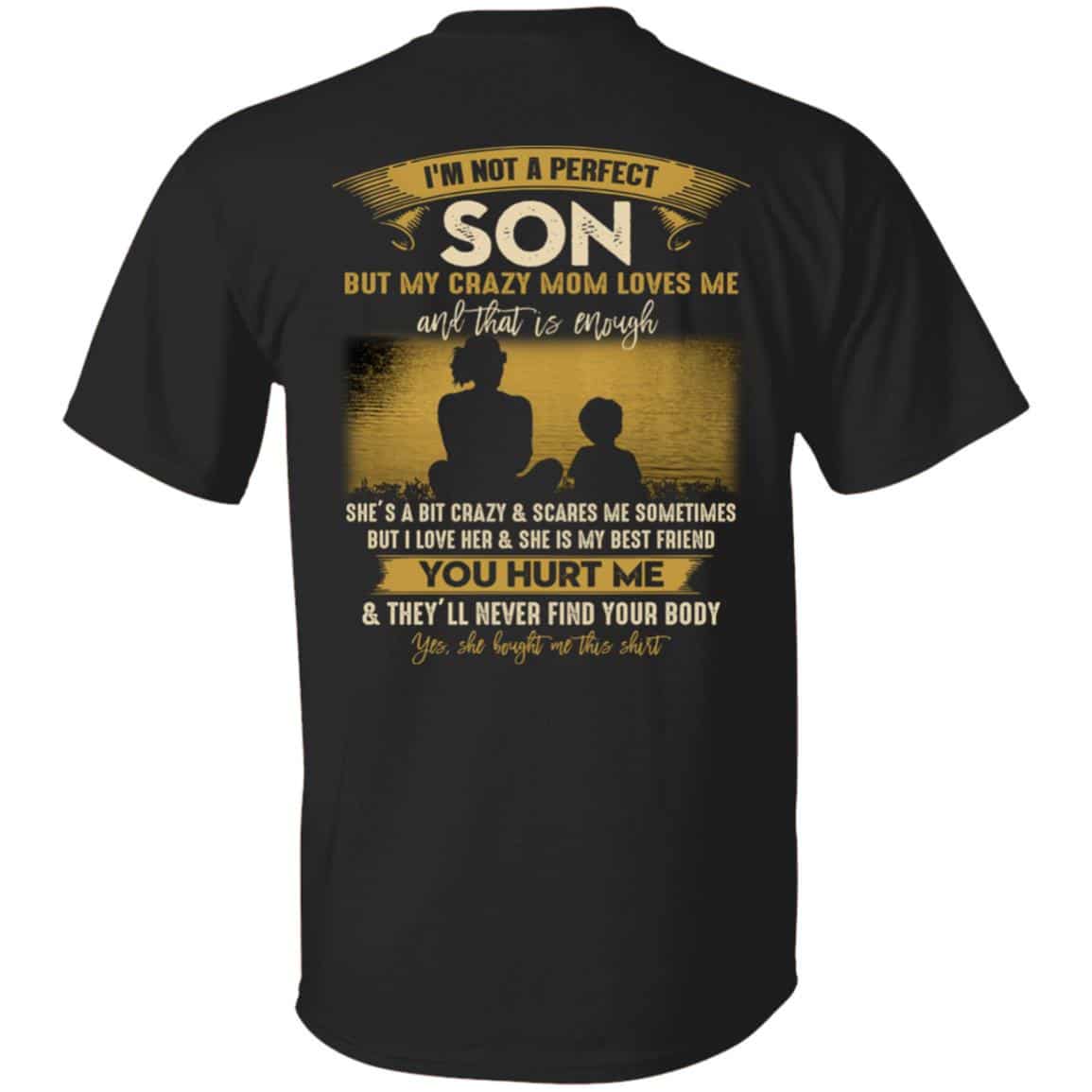 Perfect Son Shirt, Black, Unisex T-Shirt