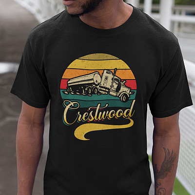 Crestwood Kentucky Railroad Meme T-Shirt - V-Neck Shirt
