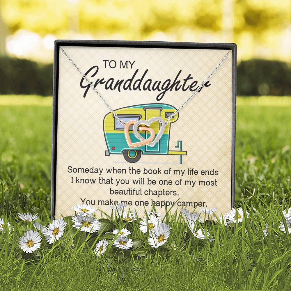 Camping To My Granddaughter Someday When The Book Of My Life Ends Camper Vans Interlocking Hearts Necklace Camping To My Granddaughter Someday When The Book Of My Life Ends Camper Vans Interlocking Hearts Necklace