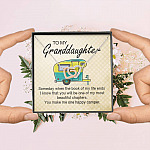 Camping To My Granddaughter Someday When The Book Of My Life Ends Camper Vans Interlocking Hearts Necklace
