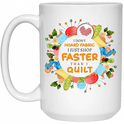 15 oz. White Mug