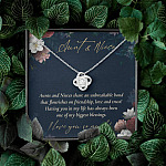 Aunts And Nieces Share An Unbreakable Bond That Flourishes On Friendship Love Knot Necklace Aunts And Nieces Share An Unbreakable Bond That Flourishes On Friendship Love Knot Necklace