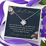 Aunts And Nieces Share An Unbreakable Bond That Flourishes On Friendship Love Knot Necklace Aunts And Nieces Share An Unbreakable Bond That Flourishes On Friendship Love Knot Necklace