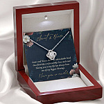 Aunts And Nieces Share An Unbreakable Bond That Flourishes On Friendship Love Knot Necklace Aunts And Nieces Share An Unbreakable Bond That Flourishes On Friendship Love Knot Necklace