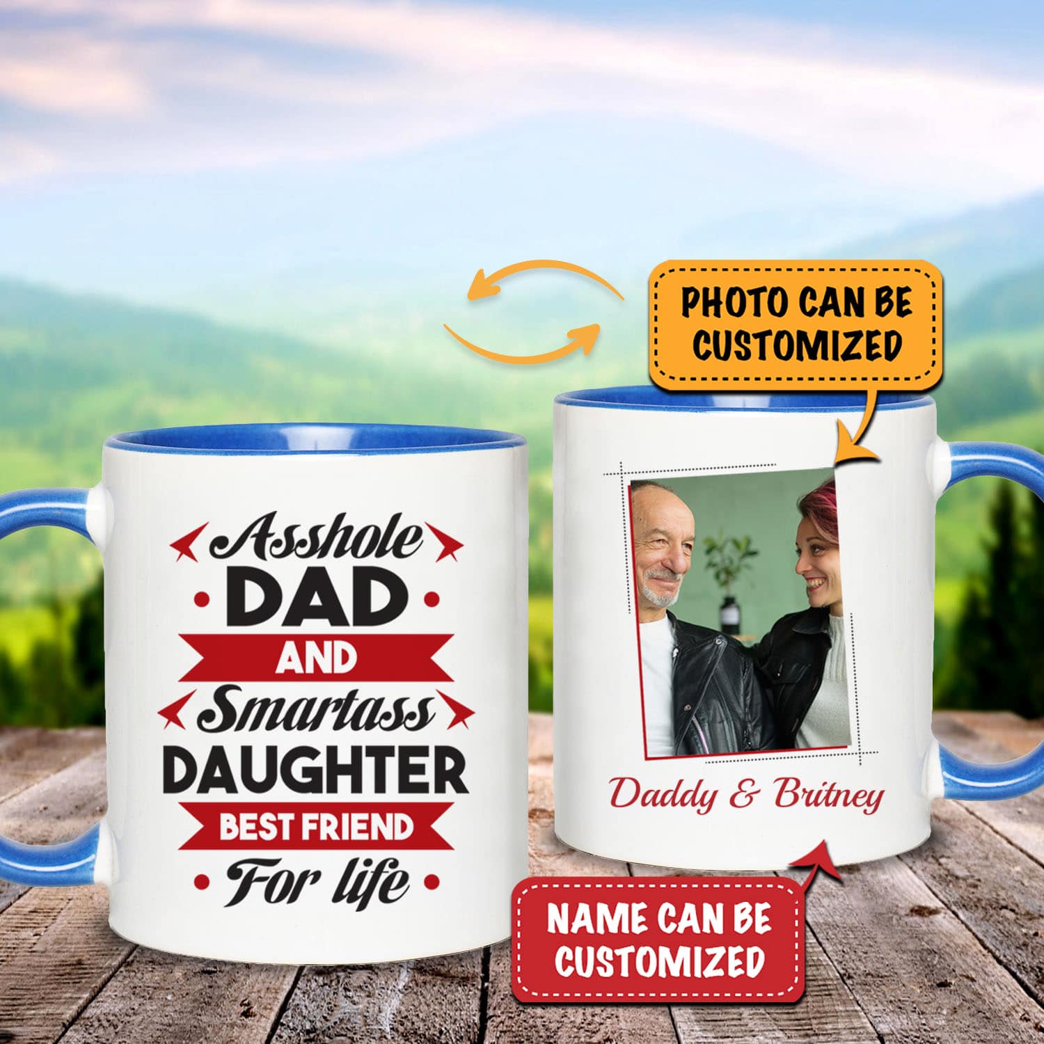 1Th. Asshole Dad Smartass Daughter Mockup 12
