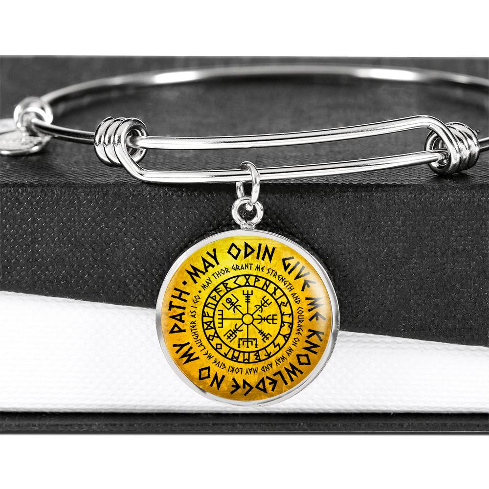 May Odin Give Me Knowledge On My Path Circle Pendant Necklace - Nordic Vikings Necklace - Viking Gifts May Odin Give Me Knowledge On My Path Circle Pendant Necklace - Nordic Vikings Necklace - Viking Gifts