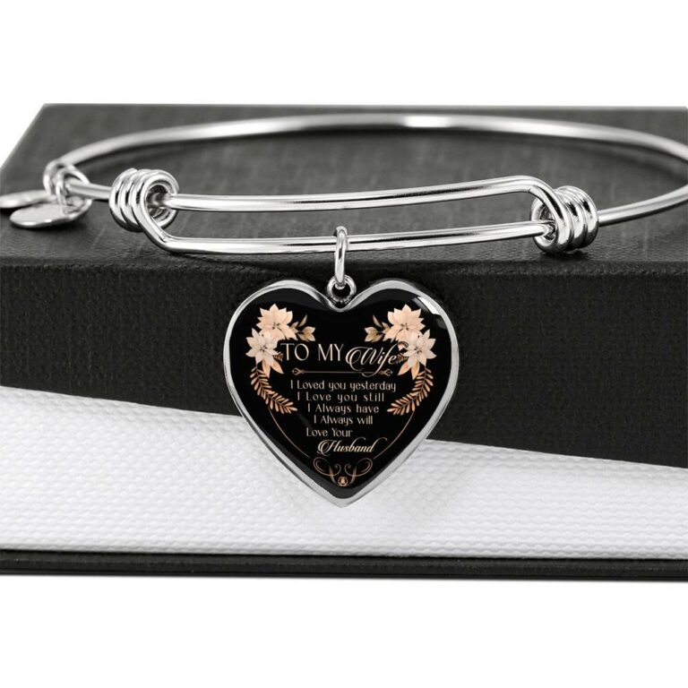 To My Wife I Love You Yesterday I Love You Still Heart Pendant Necklace - Wife Necklace From Husband