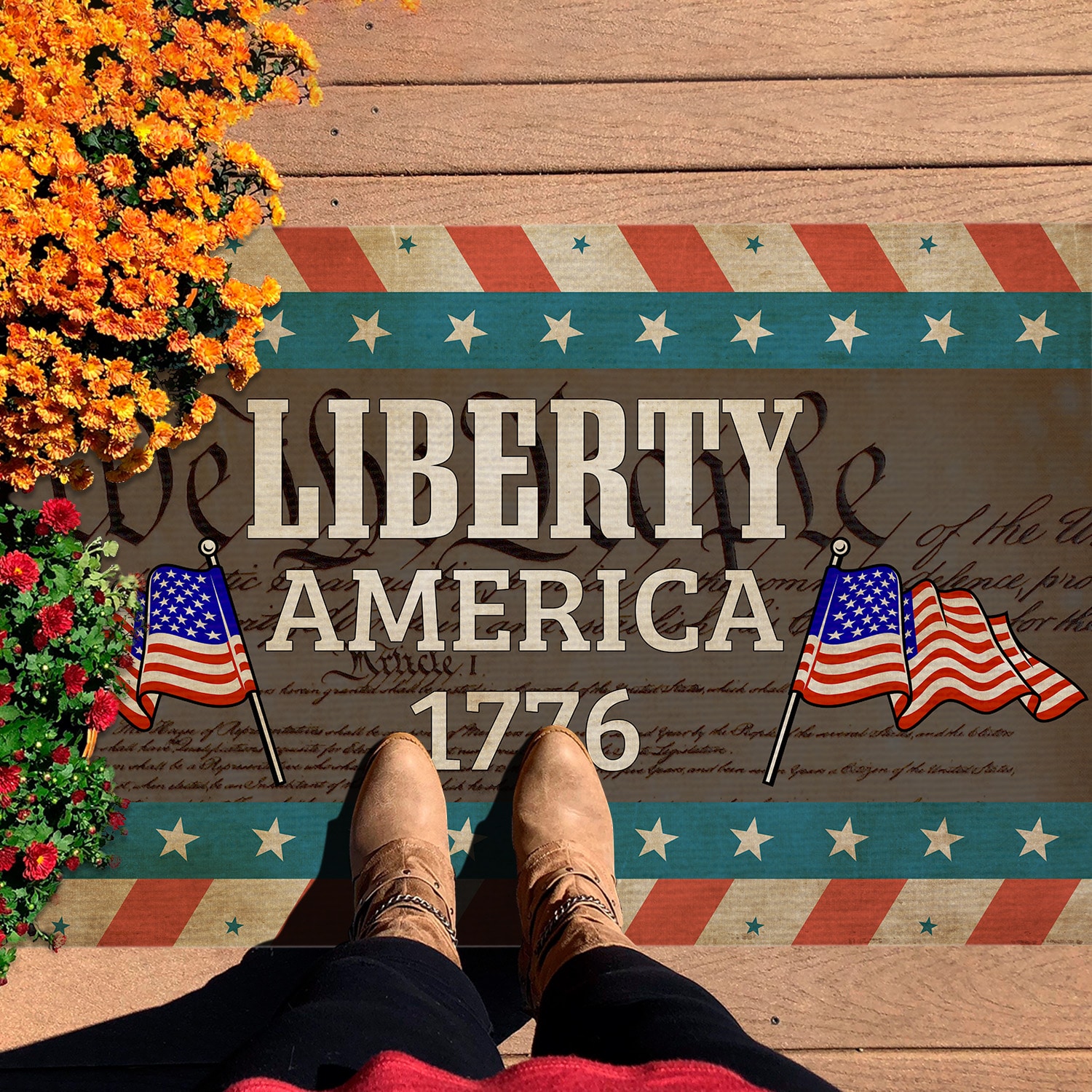 2HP. Liberty Doormat mockup 7