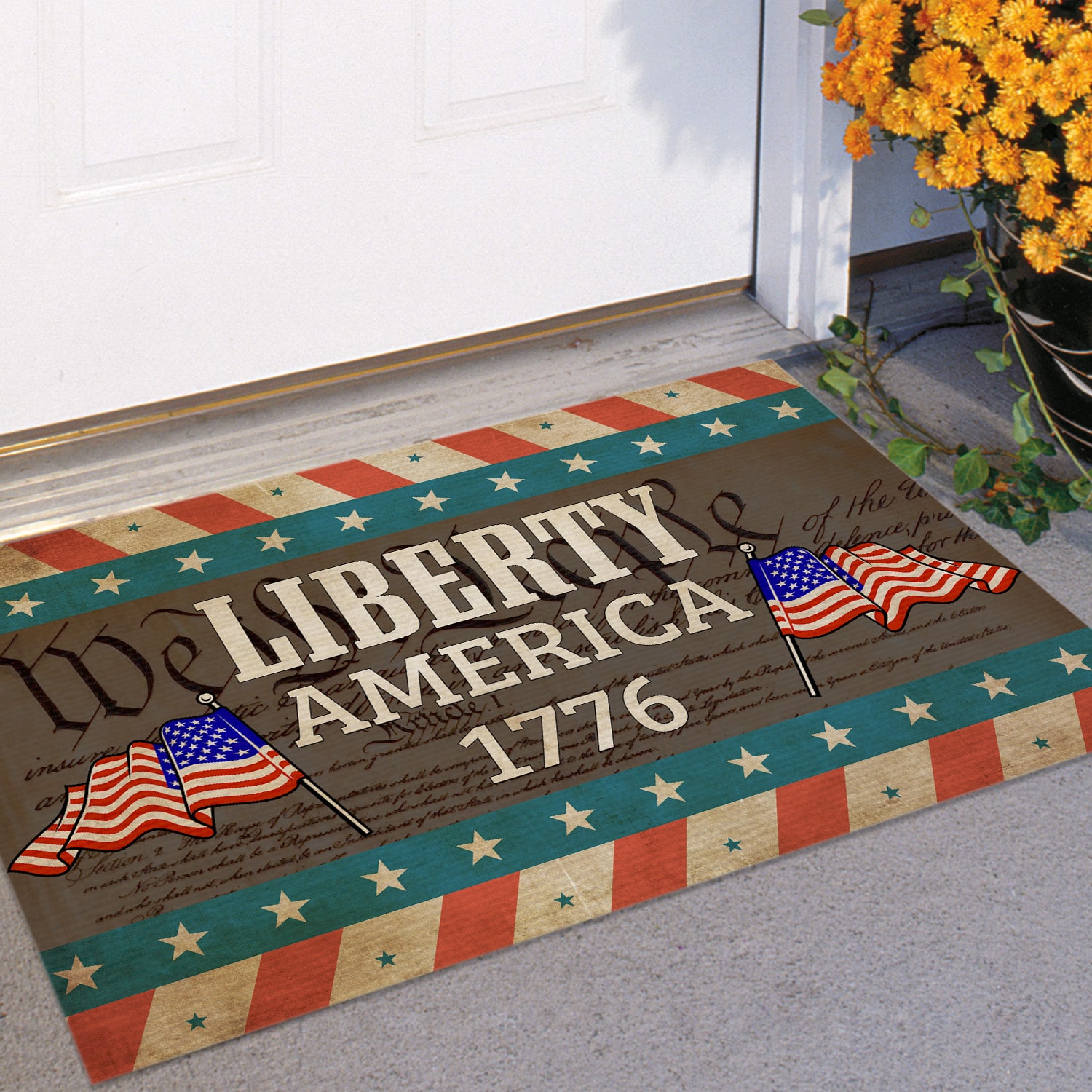 2HP. Liberty Doormat mockup 11