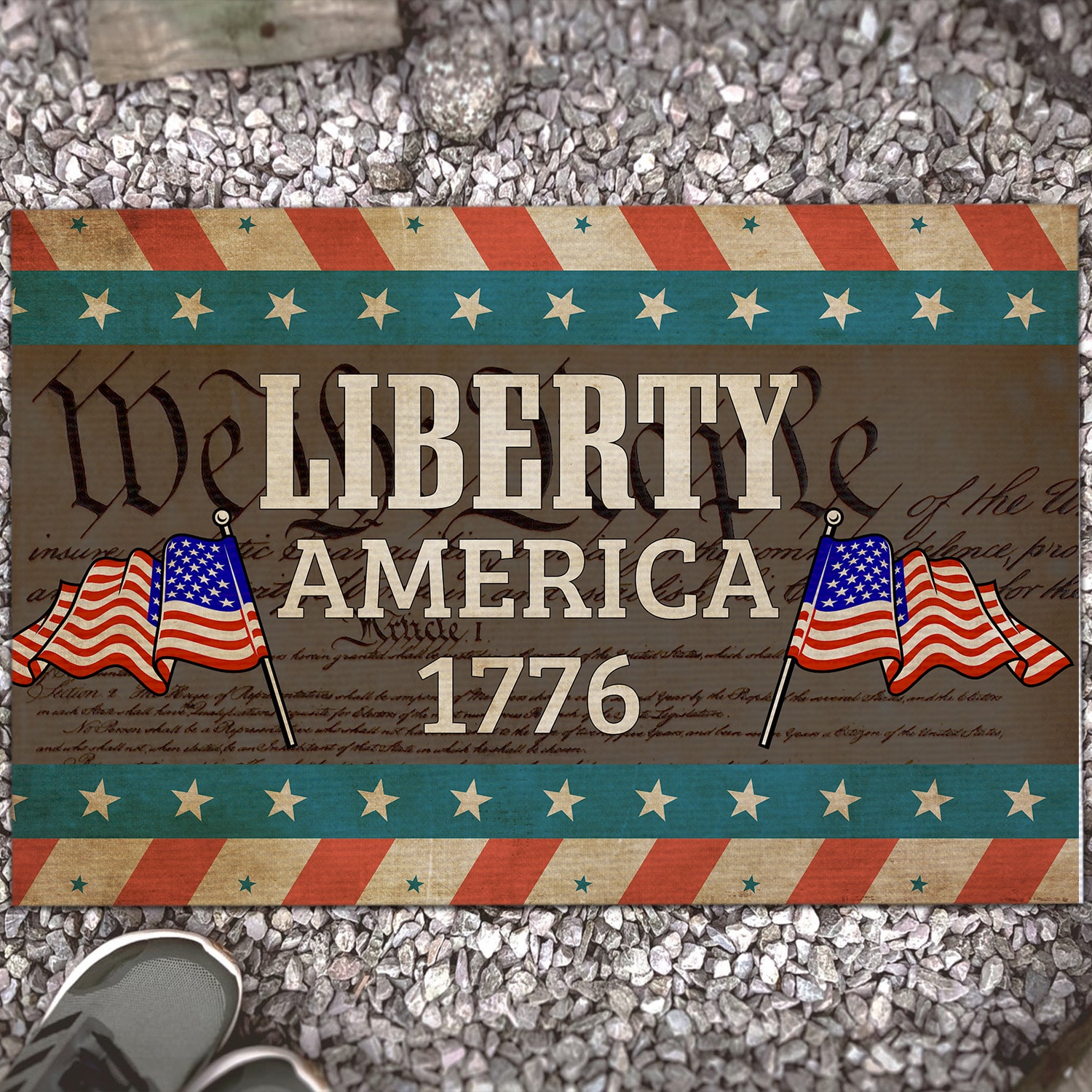 2HP. Liberty Doormat mockup 13