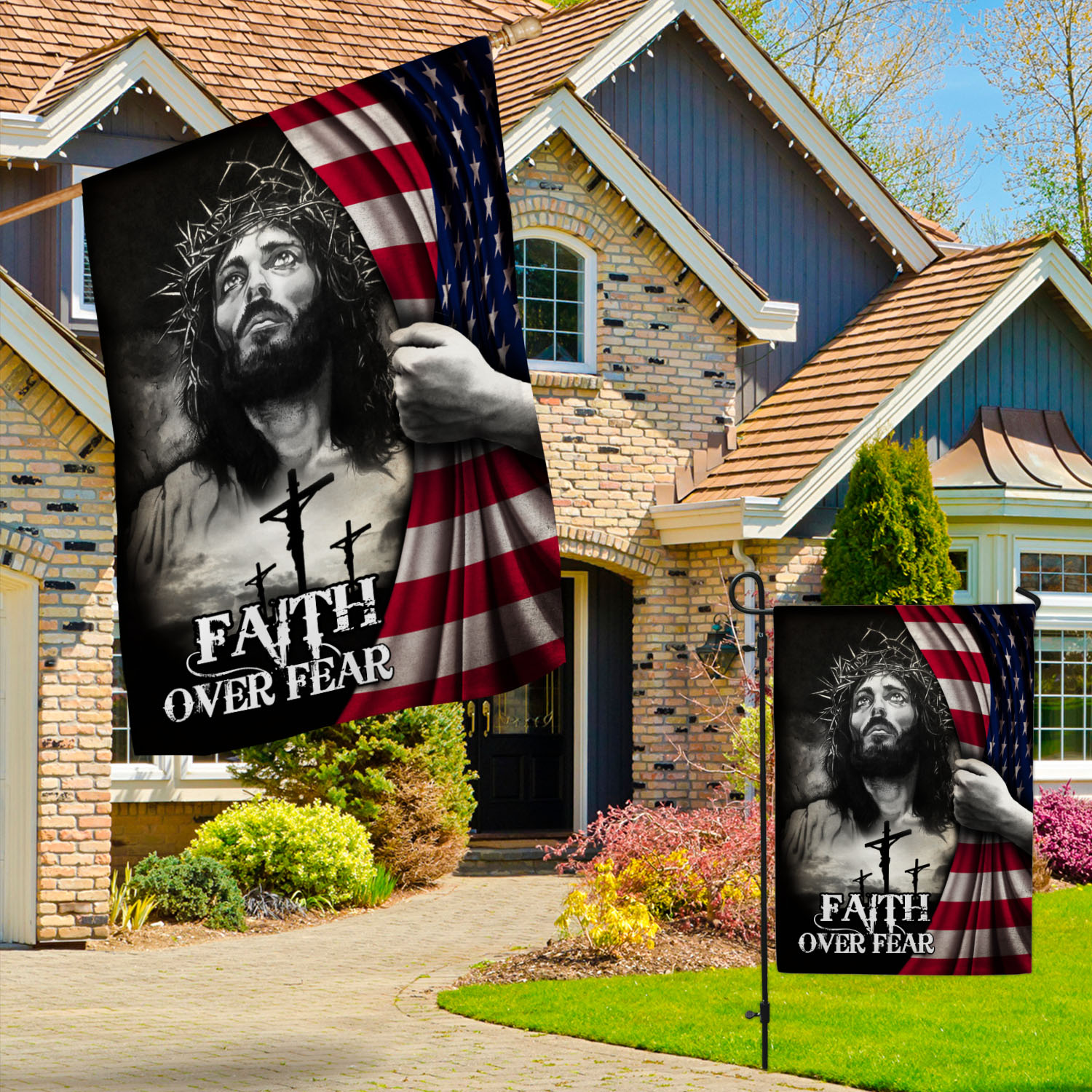 2O. Faith Over Fear (4) Garden & House Mockup 3