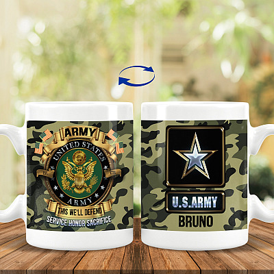 15 oz. White Mug