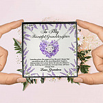 To My Beautiful Granddaughter You Will Be One Of The Most Beautiful Chapters Love Knot Necklace