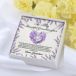 To My Beautiful Granddaughter You Will Be One Of The Most Beautiful Chapters Love Knot Necklace