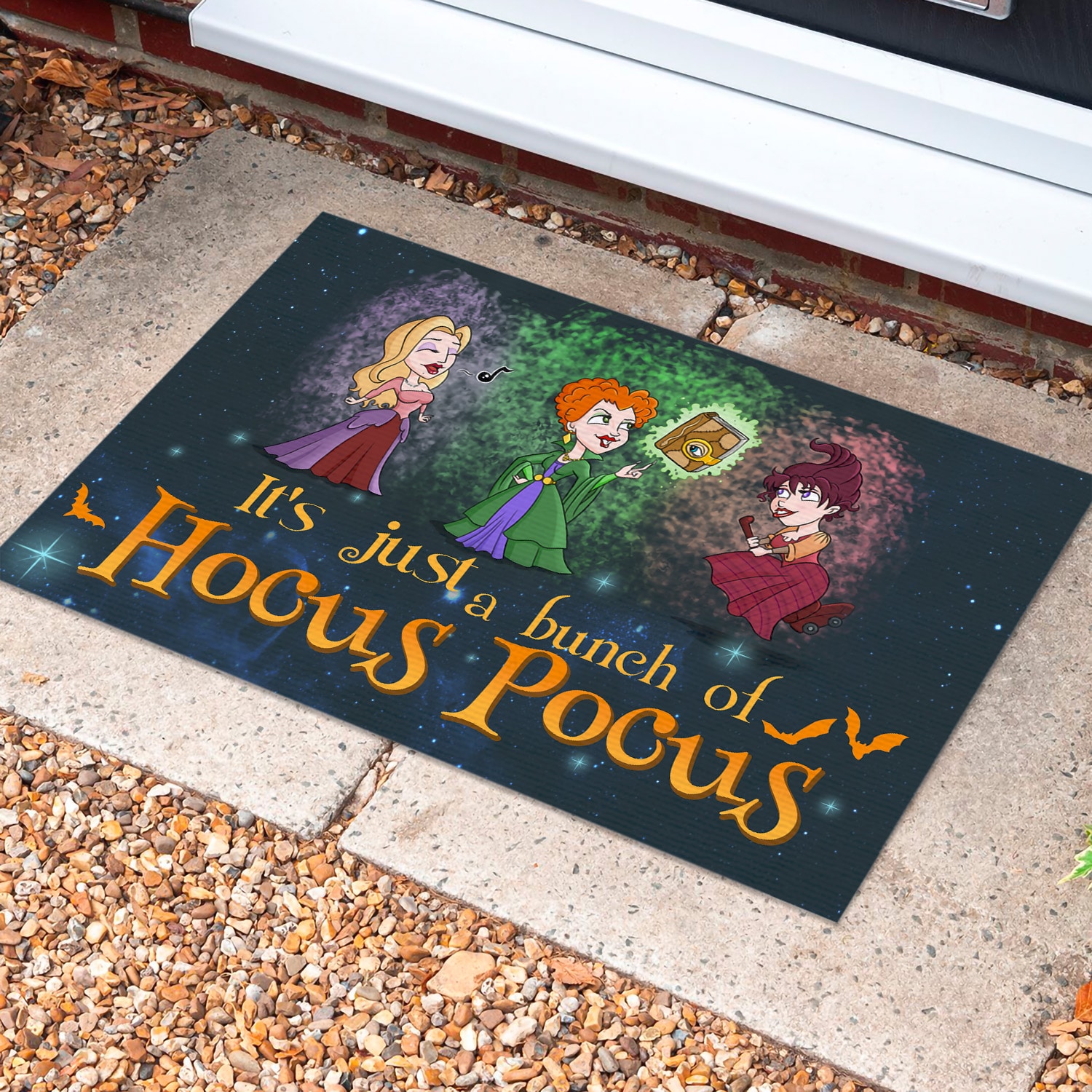 4LV. Bunch of Hocus Doormat Mockup 10