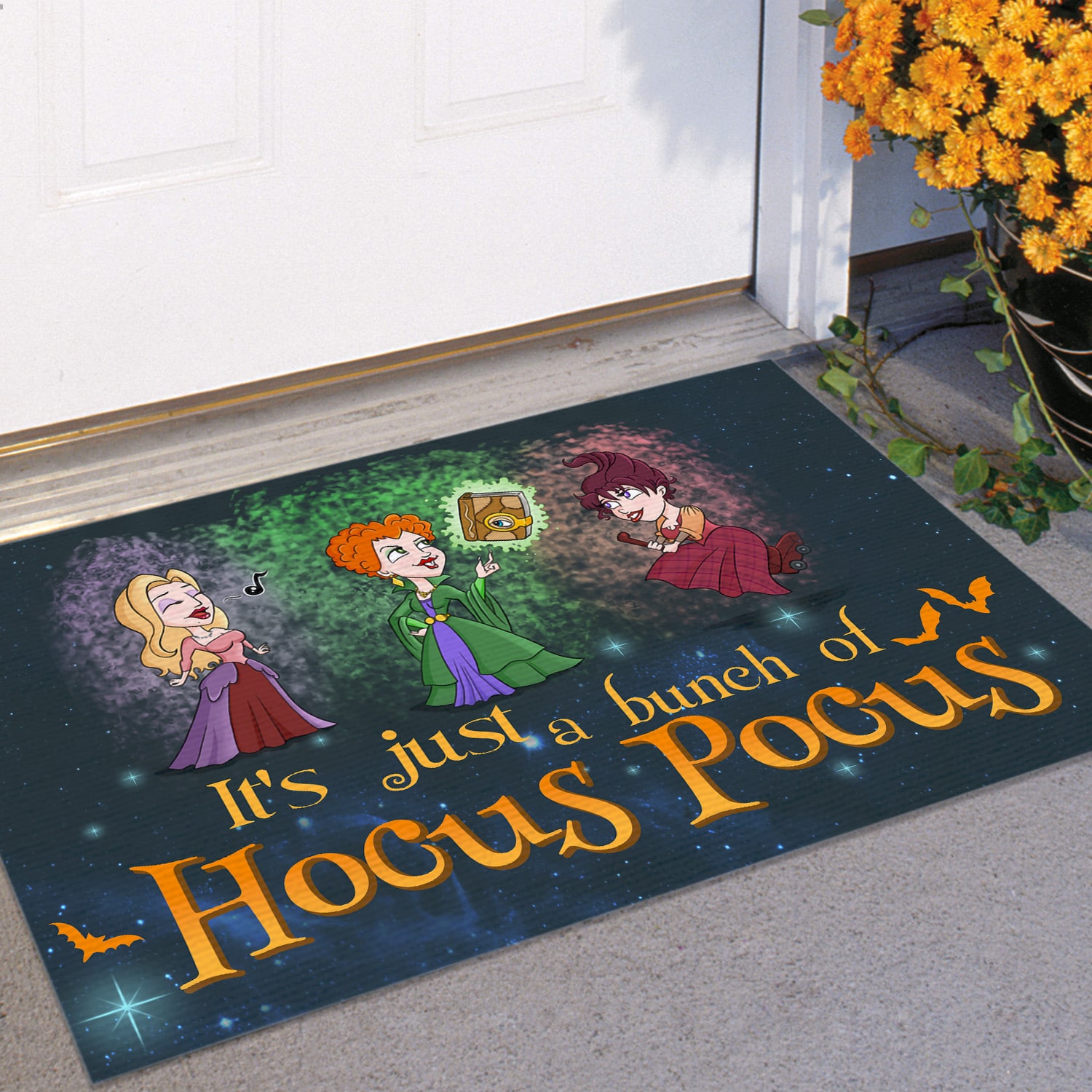 4LV. Bunch of Hocus Doormat mockup 11