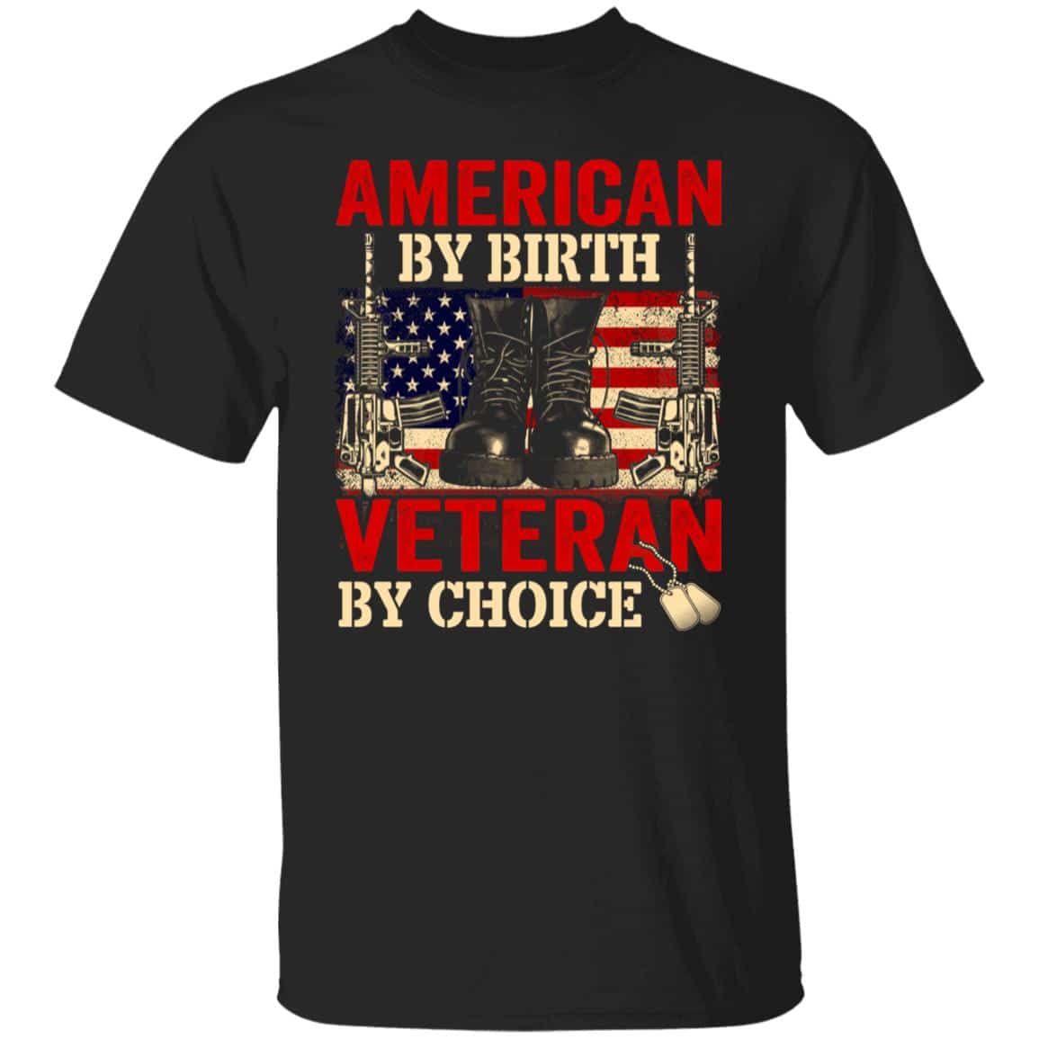 Veteran by Choice Shirt, Black, Unisex T-Shirt
