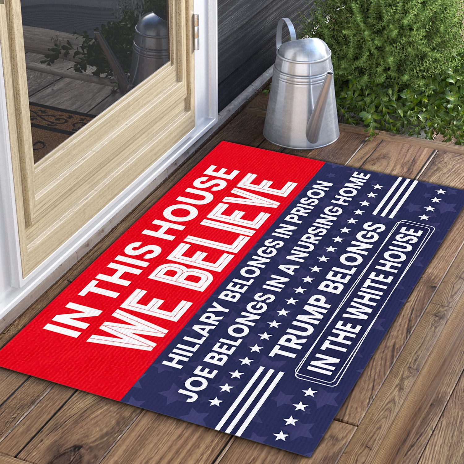 2LV. In This House Doormat (3) Doormat Mockup 3