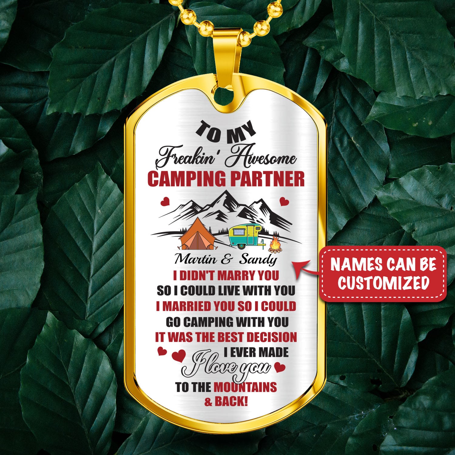 10KNG. Camping partner Mockup 2