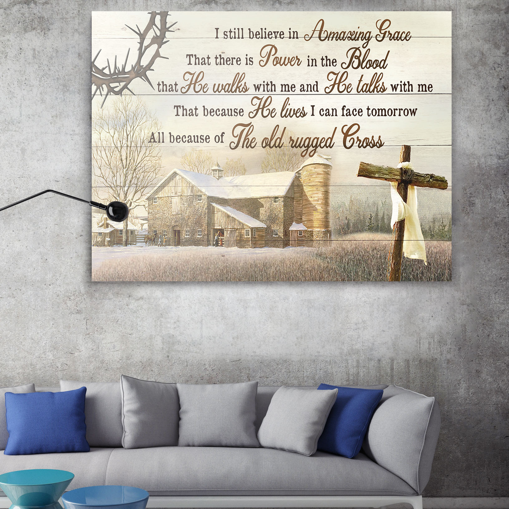 mock up poster with vintage hipster loft interior background, 3D