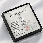 To My Mommy I May Just Be A Bump But I Love You More Than You Know Giraffe Pendant Necklace - Pregnancy Gifts
