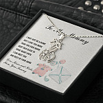 To My Mommy I May Just Be A Bump But I Love You More Than You Know Giraffe Pendant Necklace - Pregnancy Gifts