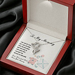 To My Mommy I May Just Be A Bump But I Love You More Than You Know Double Hearts Necklace - Pregnancy Gifts