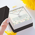 To My Beautiful Mom On My Wedding Day Alluring Beauty Necklace - Mother Of The Bride Necklace