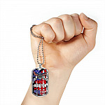 Sorry I Can't Hear You Over The Sound Of My Freedom Dog Tag Pendant Necklace Sorry I Can't Hear You Over The Sound Of My Freedom Dog Tag Pendant Necklace