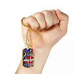 Sorry I Can't Hear You Over The Sound Of My Freedom Dog Tag Pendant Necklace Sorry I Can't Hear You Over The Sound Of My Freedom Dog Tag Pendant Necklace