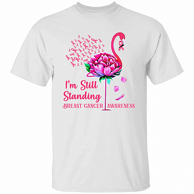 Breast Cancer Shirt, White, Unisex T-Shirt