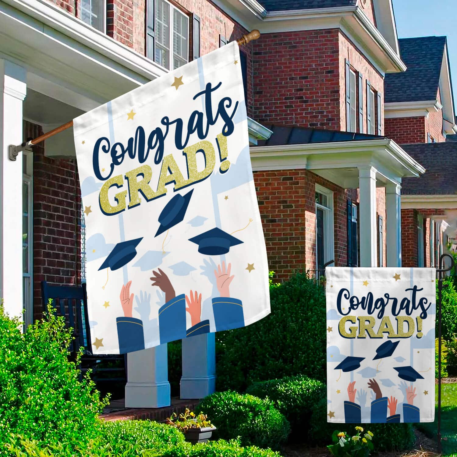 3HV. Congrat Grad Garden & House Mockup 2