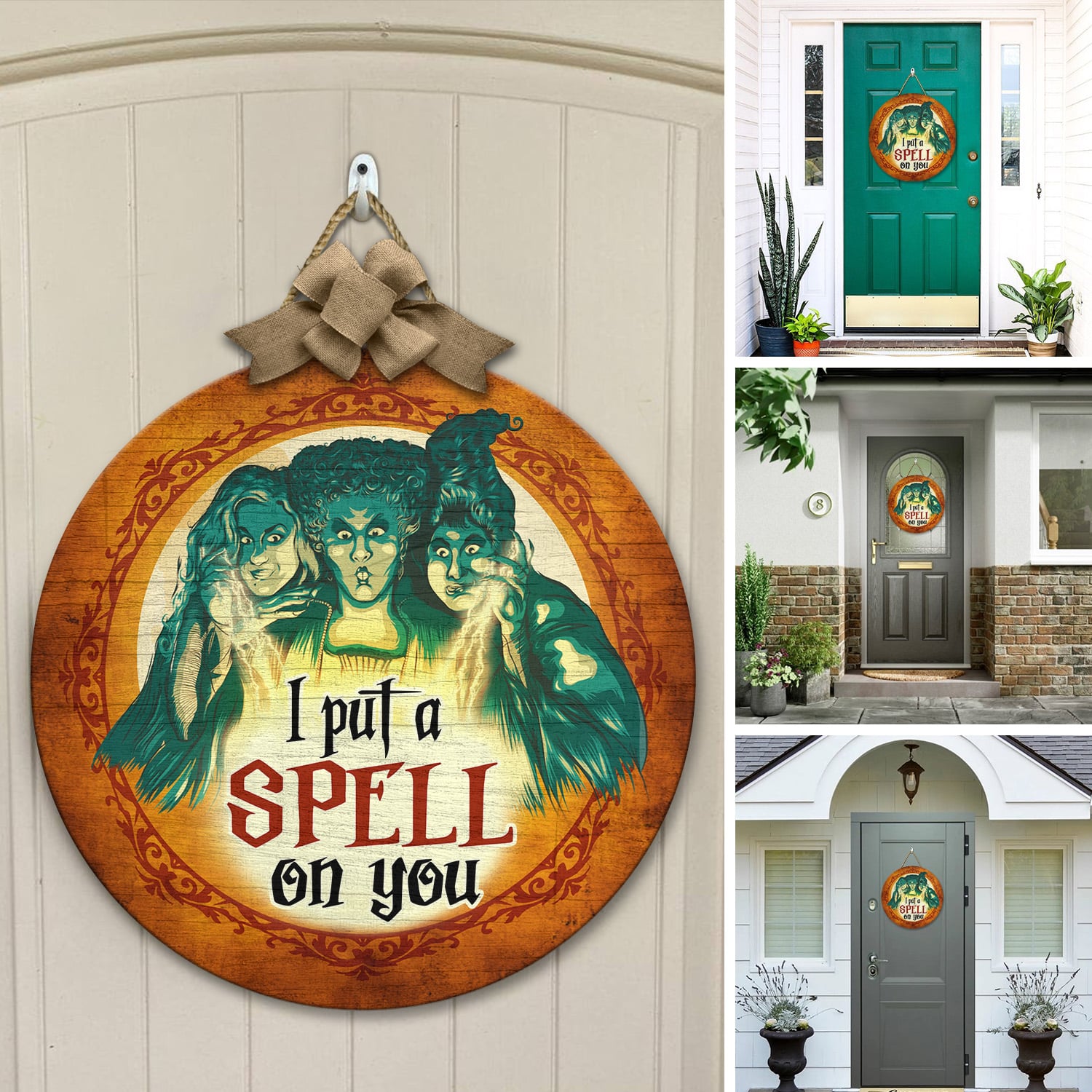 3. I Put A Spell On You(4) Door Sign Mockup 12