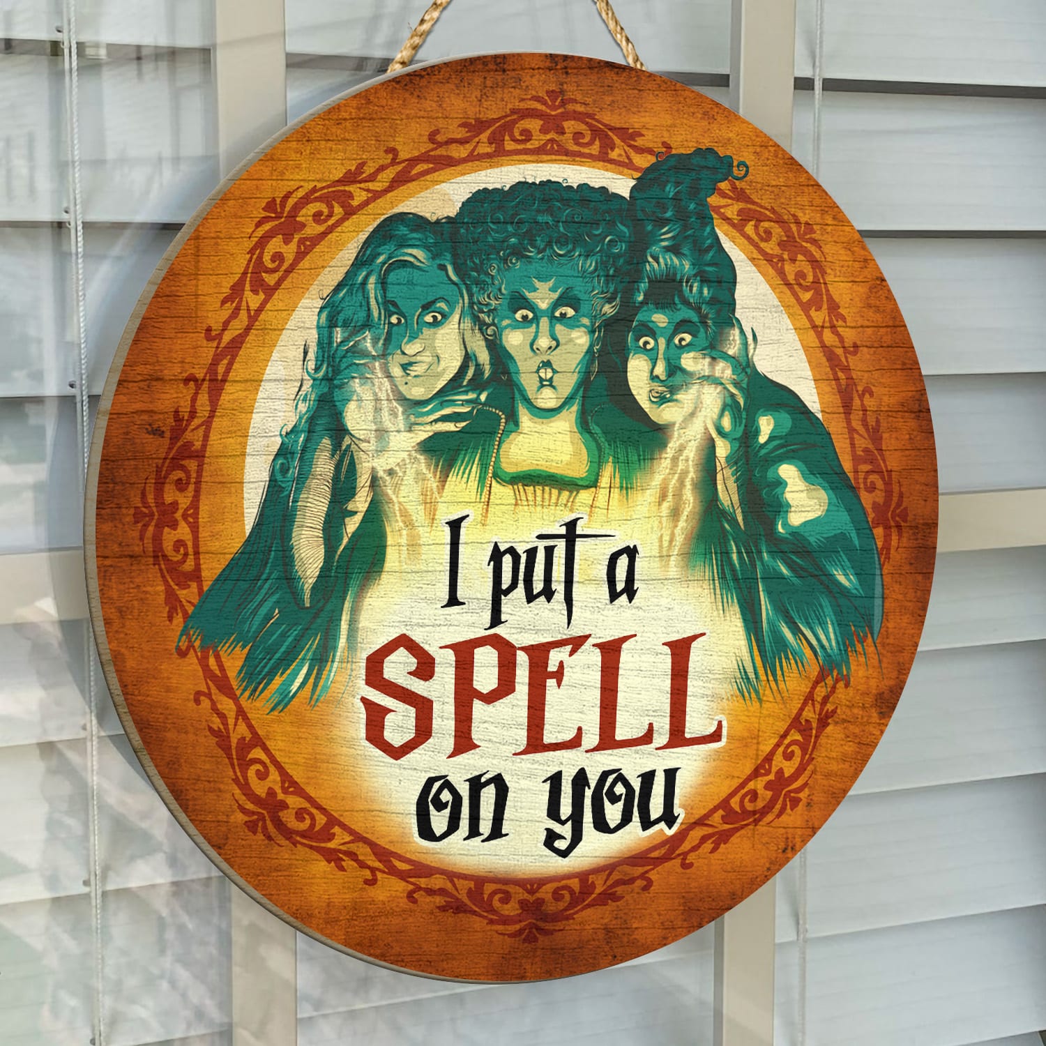 3. I Put A Spell On You(4) Door Sign Mockup 14