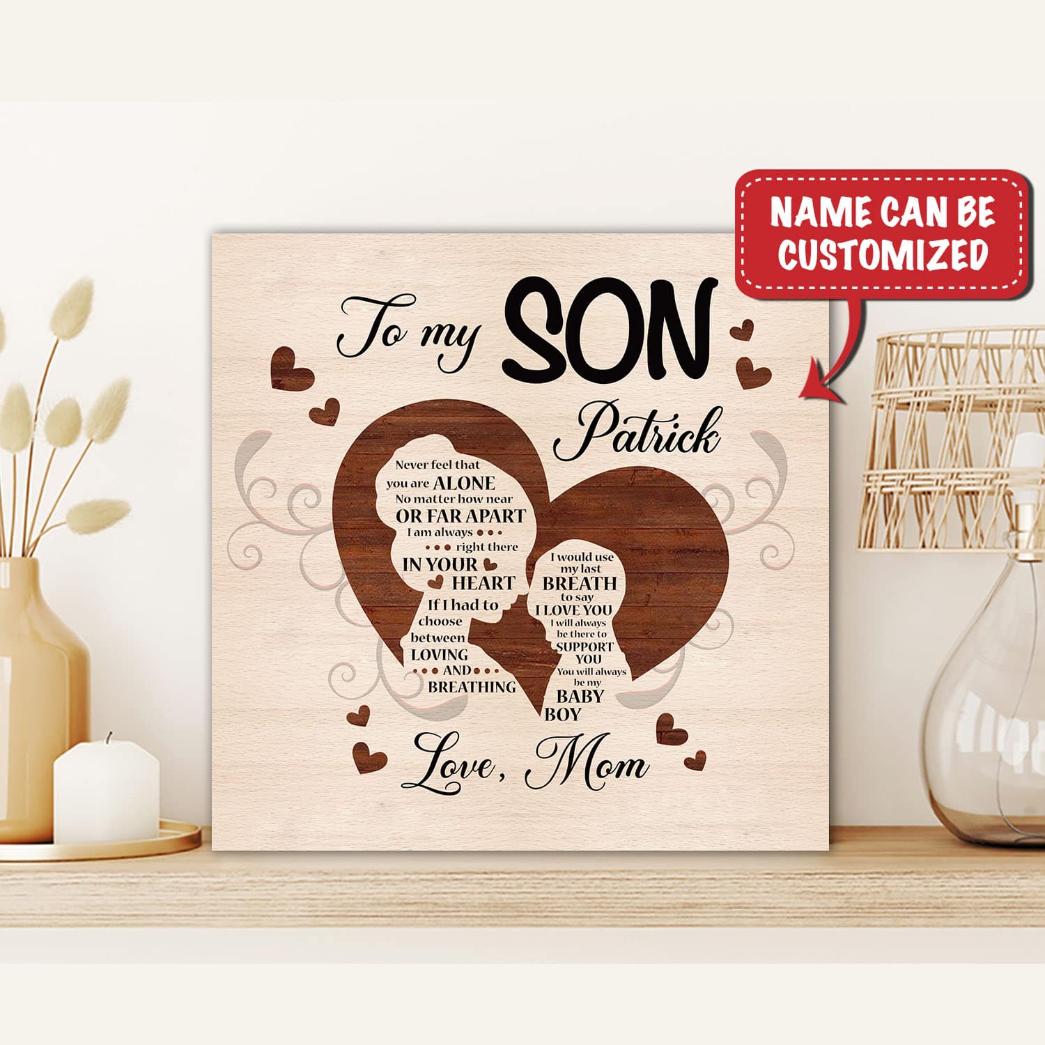 1N.To My Son Never Feel Alone Mockup 1