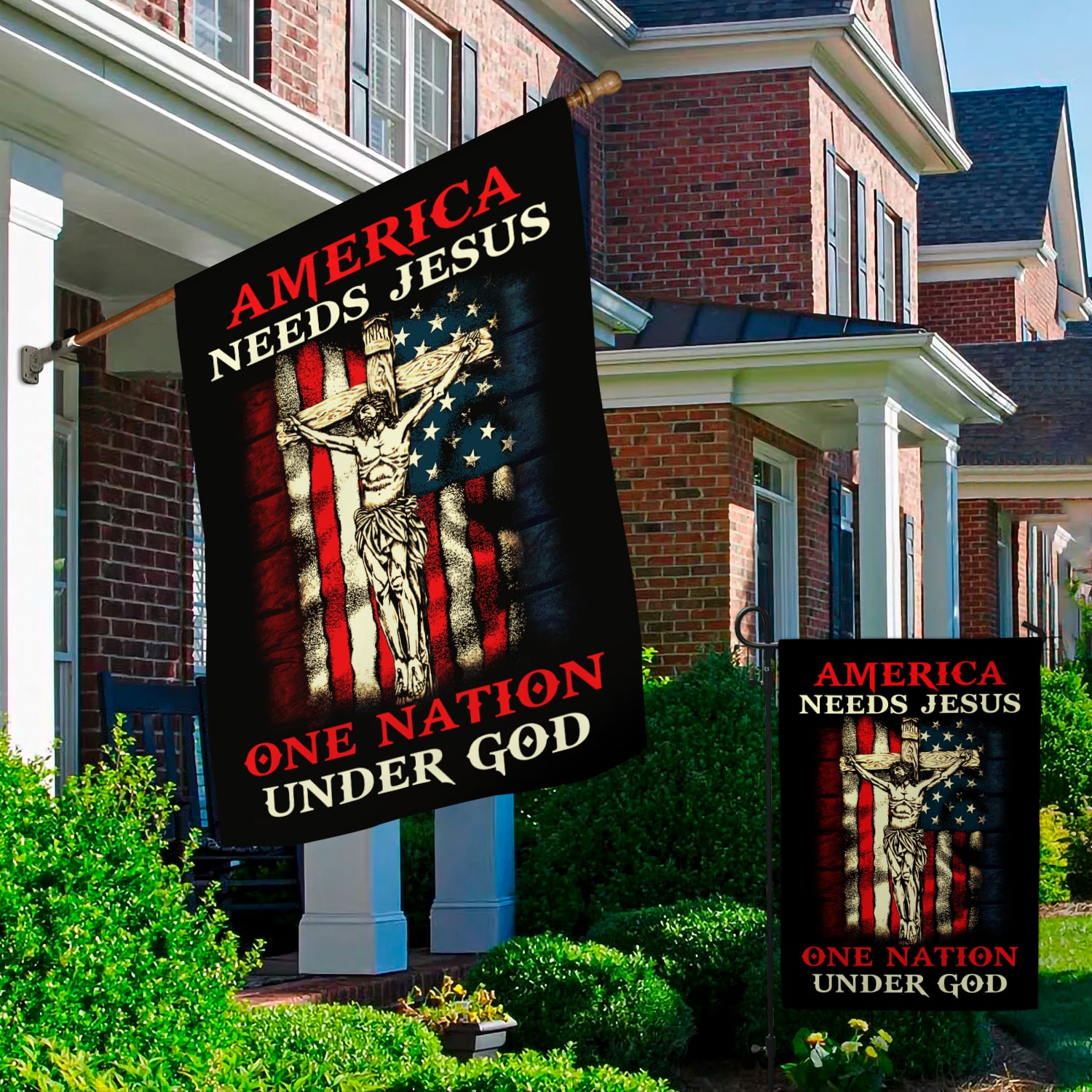 1N.America Needs Jesus_2 Garden & House Mockup 2