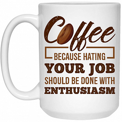 15 oz. White Mug
