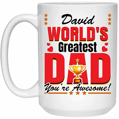 15 oz. White Mug
