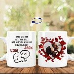 Personalized Photo I Love You, White, 11 oz. White Mug