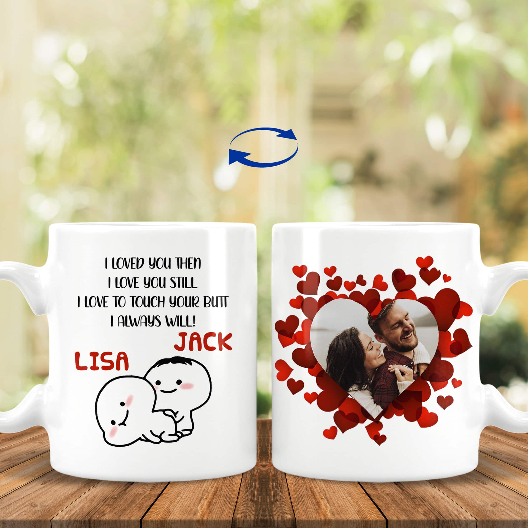 020721-165240-CubeBik-Image-672 Personalized Photo I Love You, White, 11 oz. White Mug