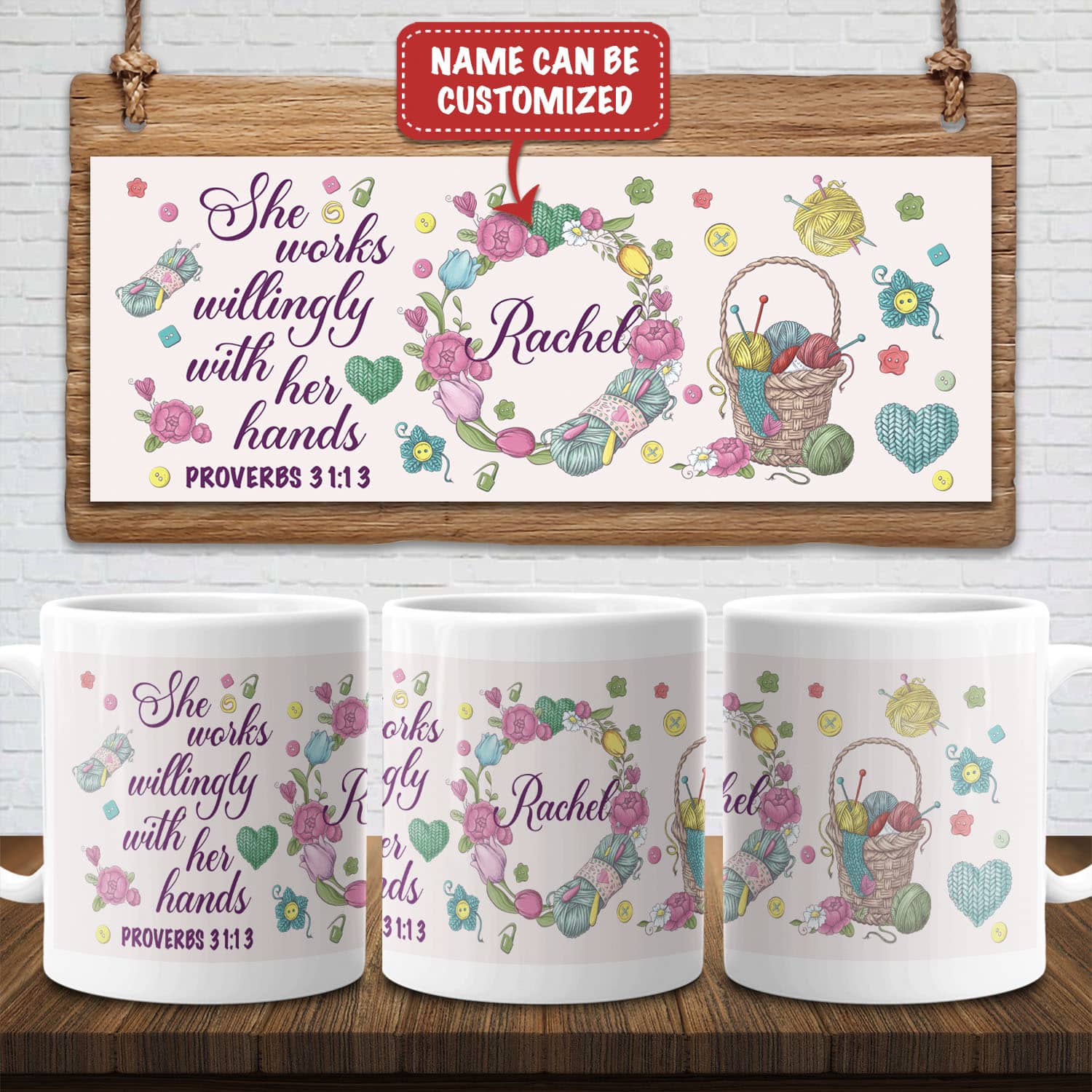 4NH. She Works Willingly Knitting (Sample Design)Mockup 2