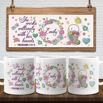 11 oz. White Mug