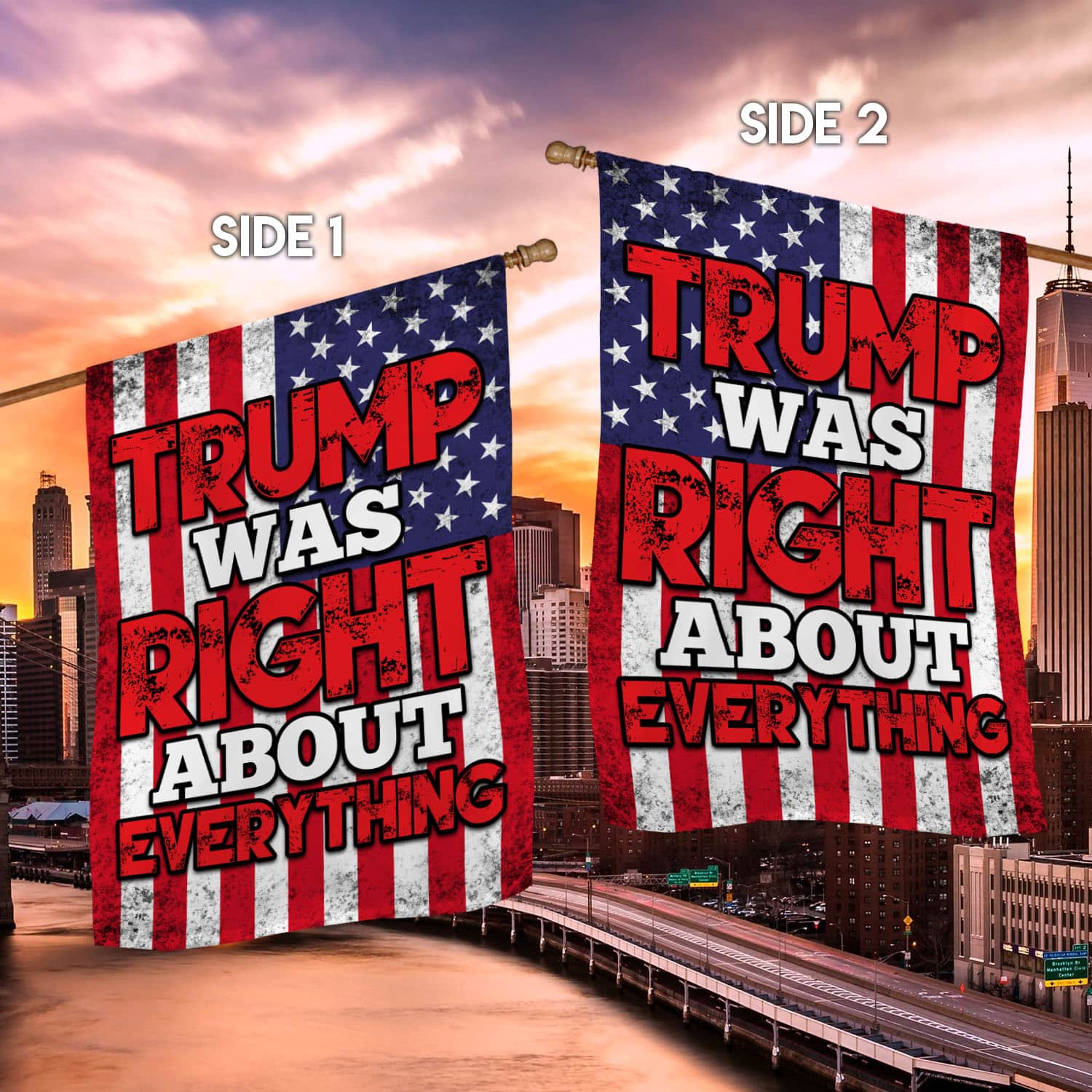 2UT. Trump Was Right (flag)_1 House Flag Mockup 2 Side-2