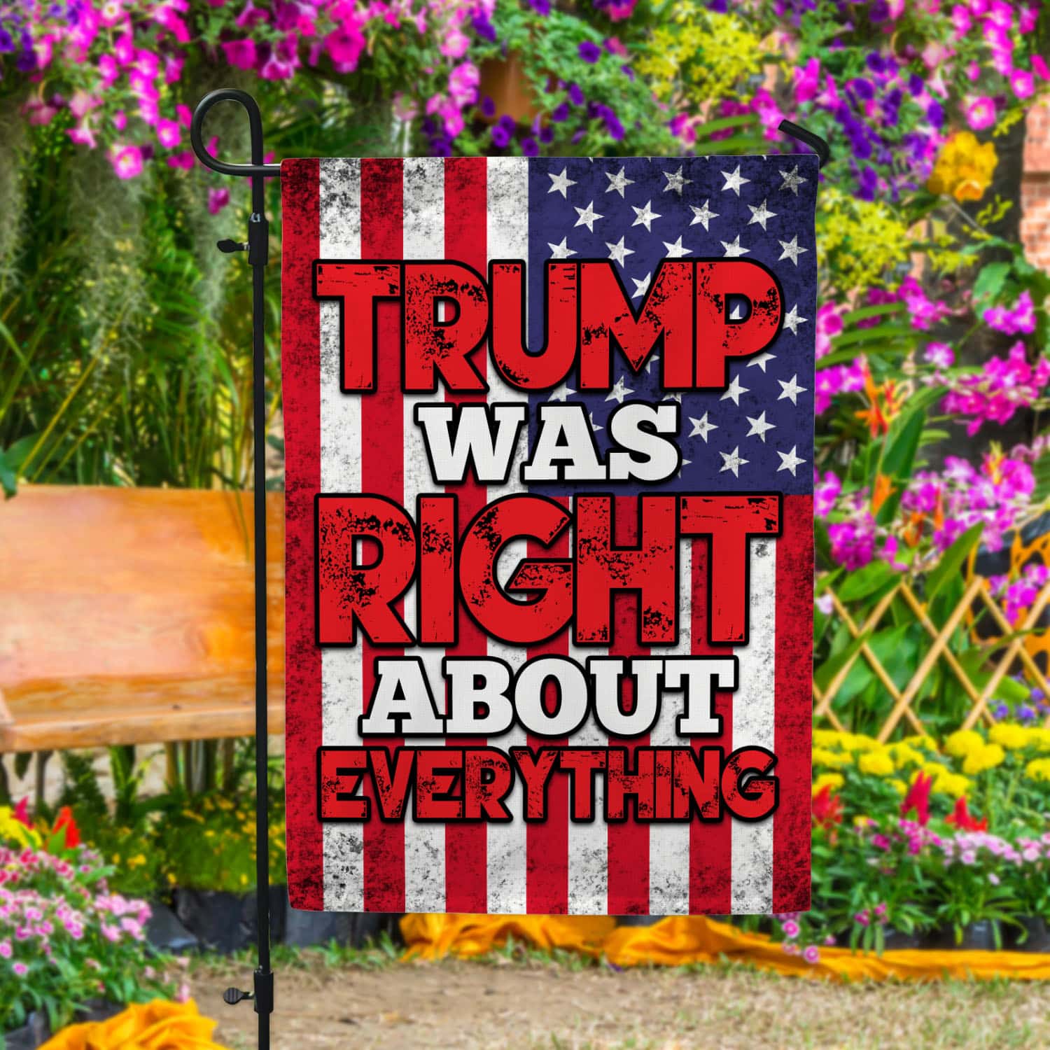 2UT. Trump Was Right (flag)_1 Garden Flag Mockup 4