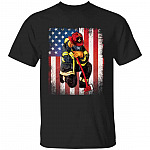 kneel, Black, Unisex T-Shirt