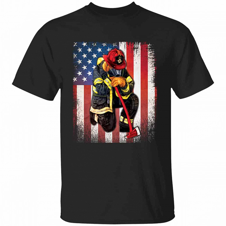 kneel, Black, Unisex T-Shirt